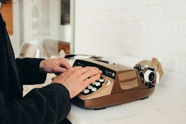 old typewriter